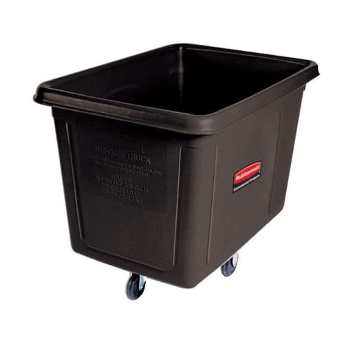 Rubbermaid 8 Cubic Foot Cube Truck, Black